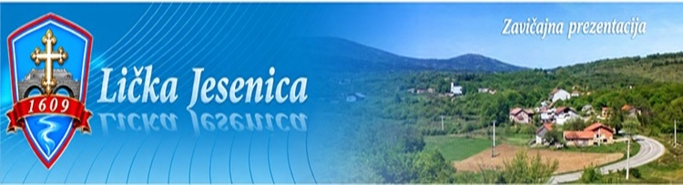 Povijesni header Ličke Jesenice